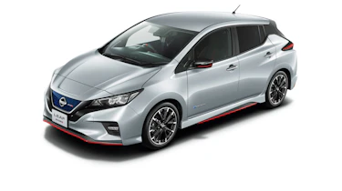 Nissan Leaf Nismo silver with body-colour roof