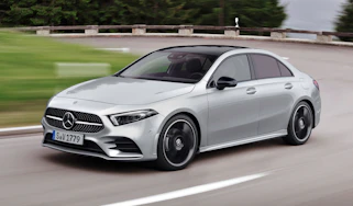 Mercedes-Benz A-class saloon – front quarter