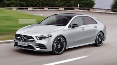 Mercedes-Benz A-class saloon – front quarter