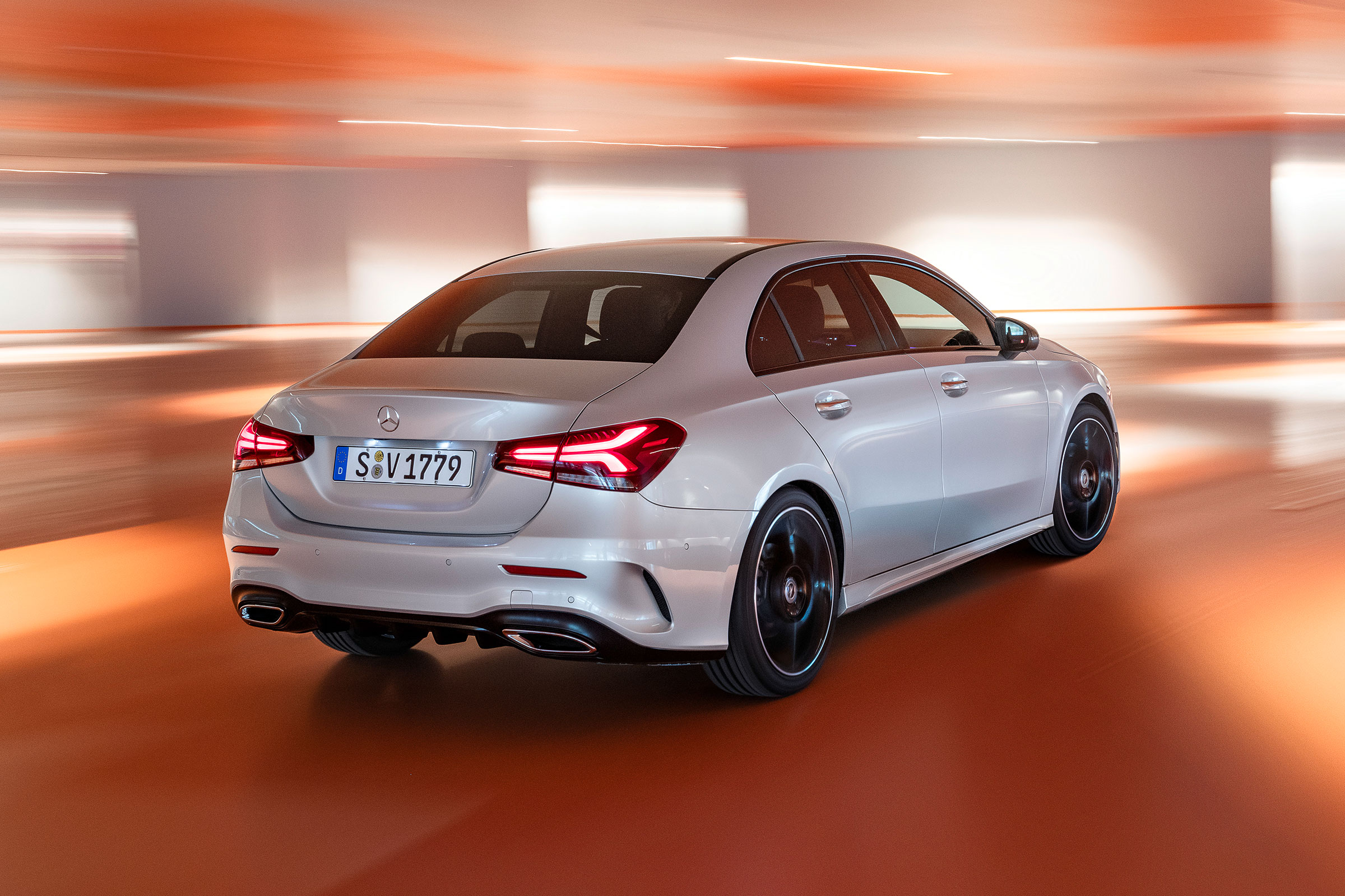 Mercedes-Benz A-class saloon – rear quarter