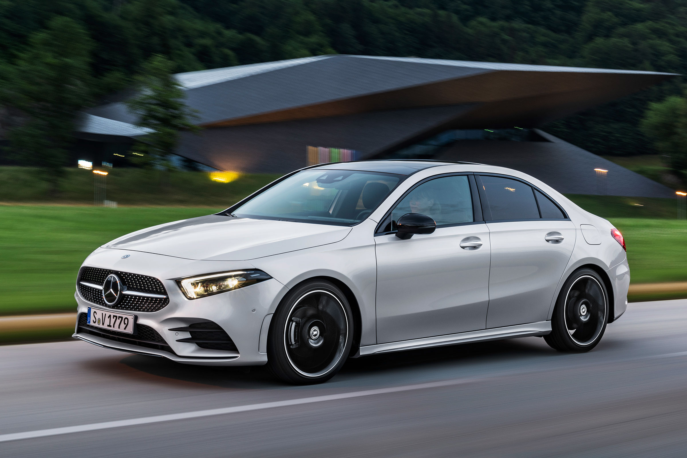 Mercedes-Benz A-class saloon – front quarter