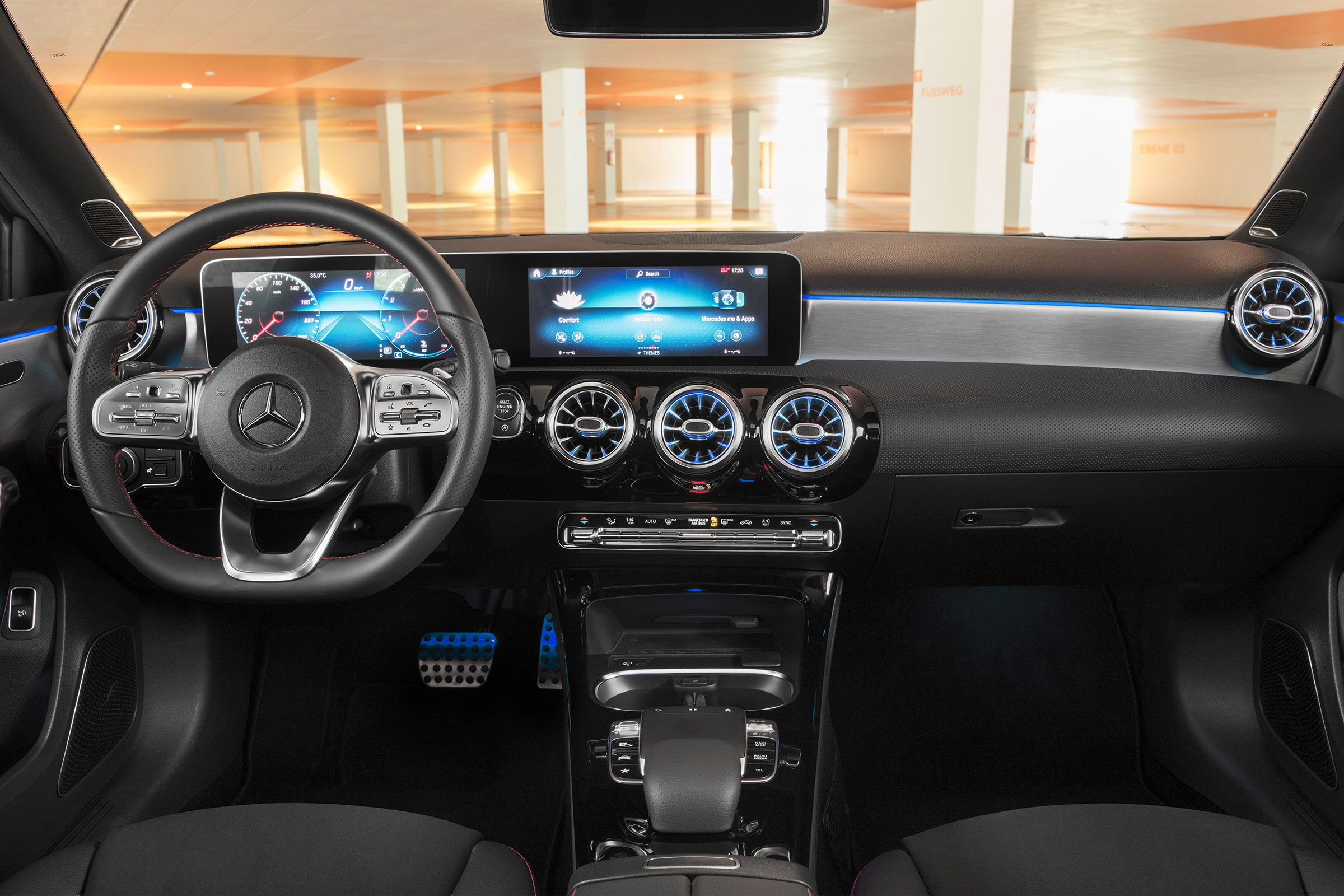 Mercedes-Benz A-class saloon – interior