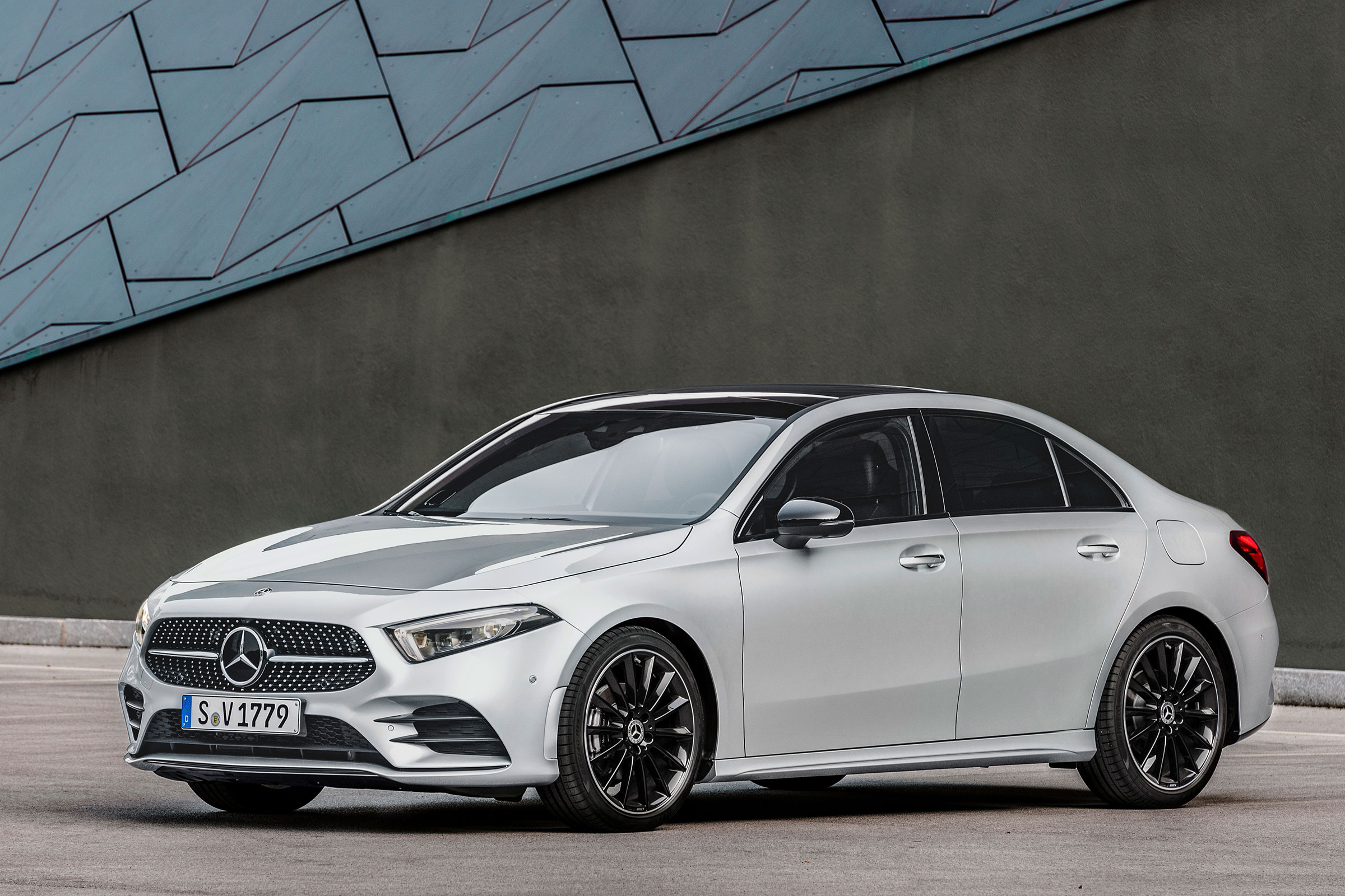Mercedes-Benz A-class saloon – front quarter