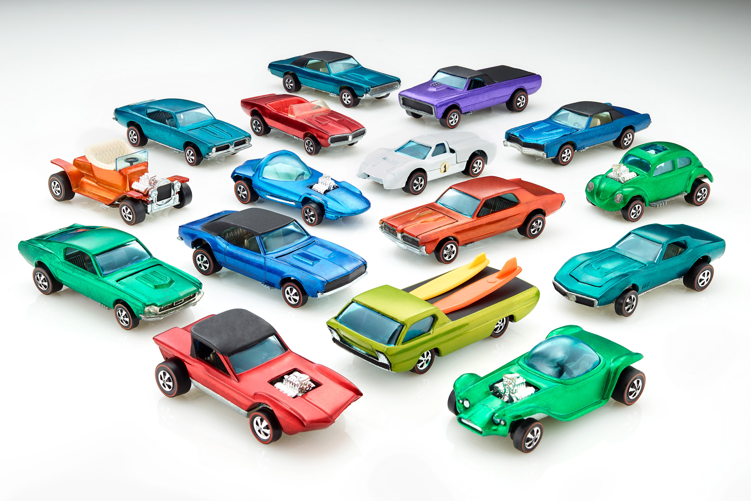 50 Years of Hot Wheels - range