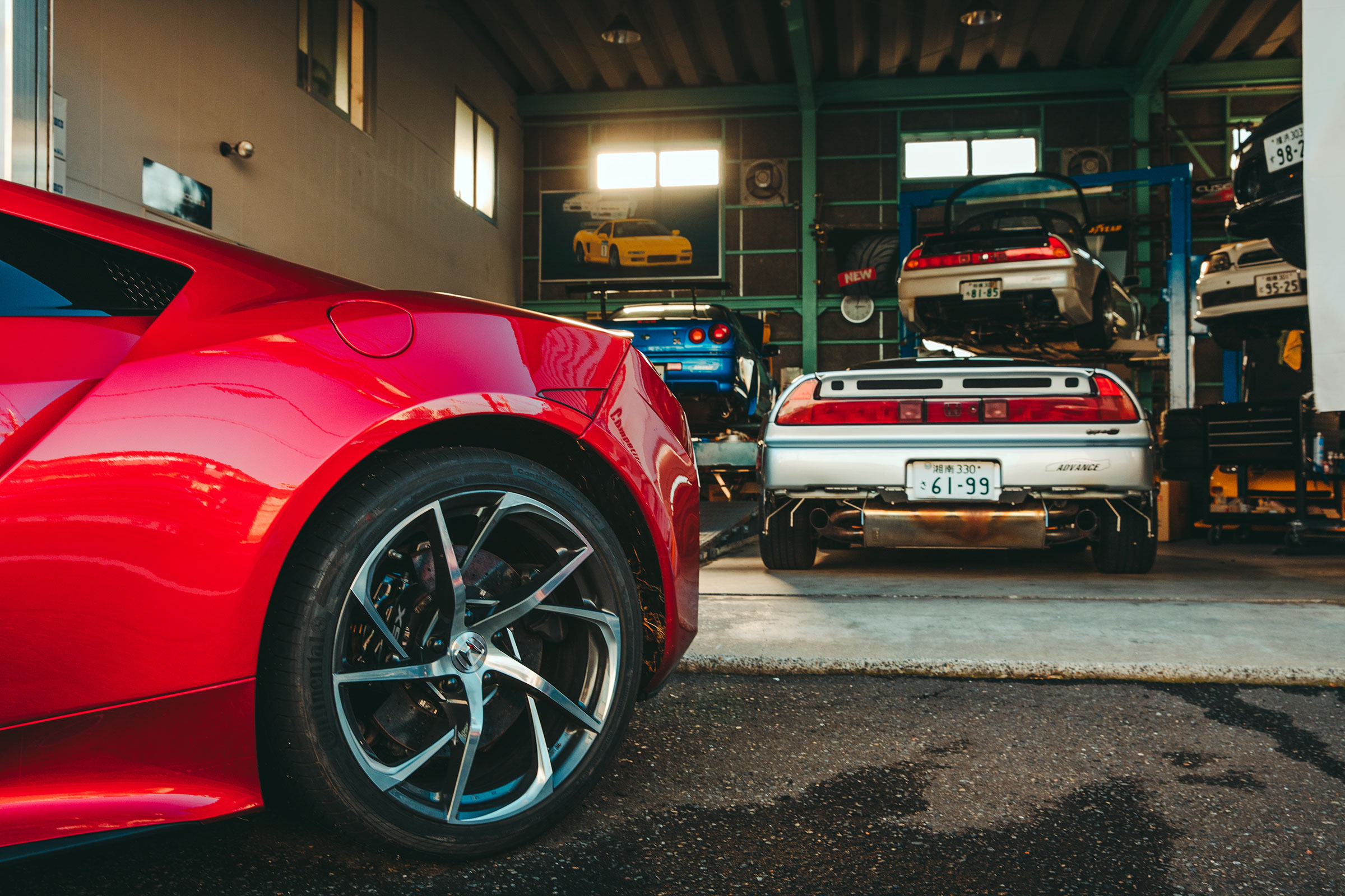 Honda NSXs