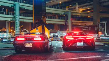 Honda NSXs – rear