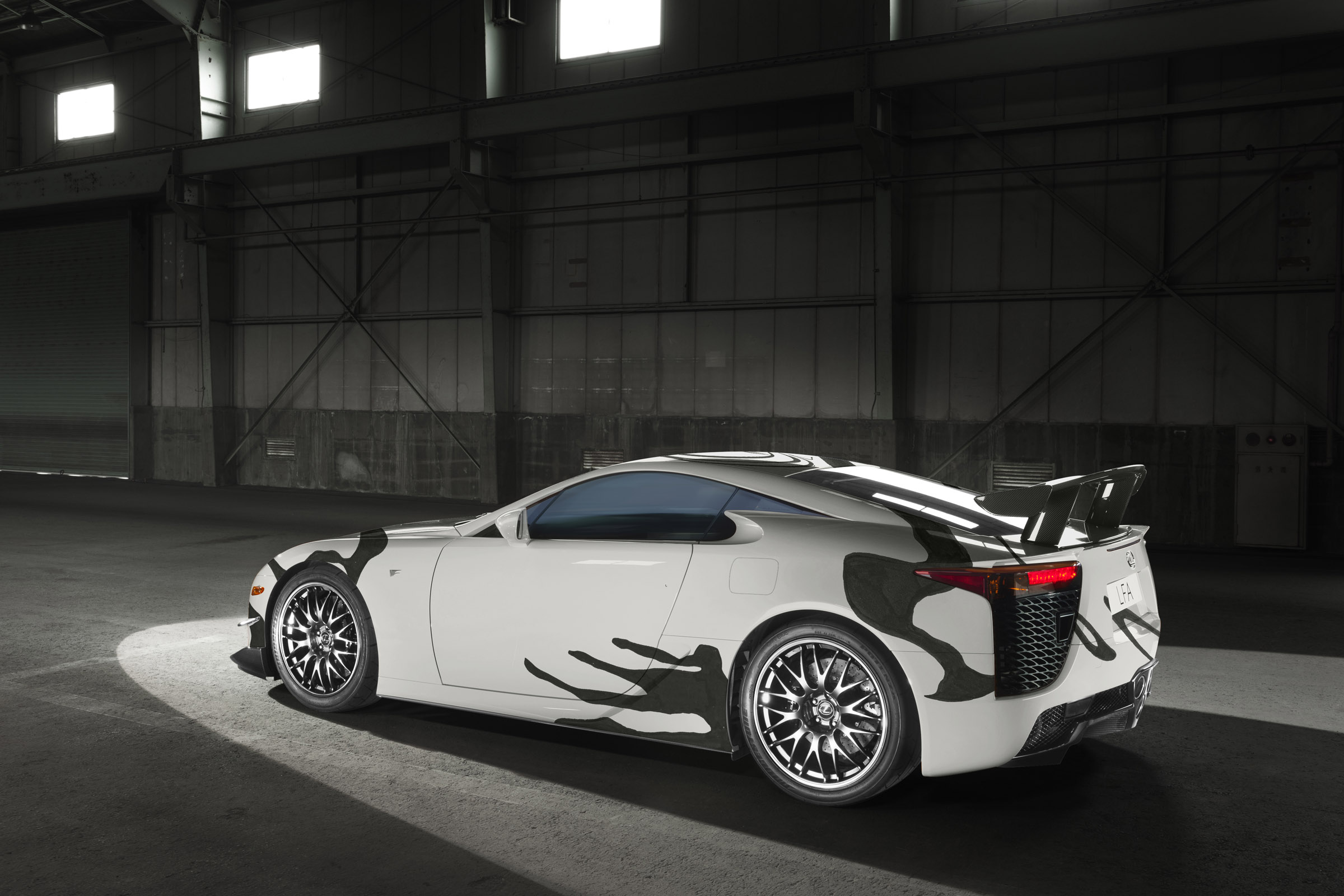 Lexus LFA art car rear