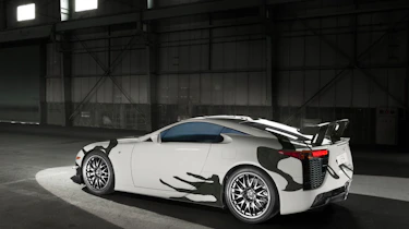 Lexus LFA art car rear