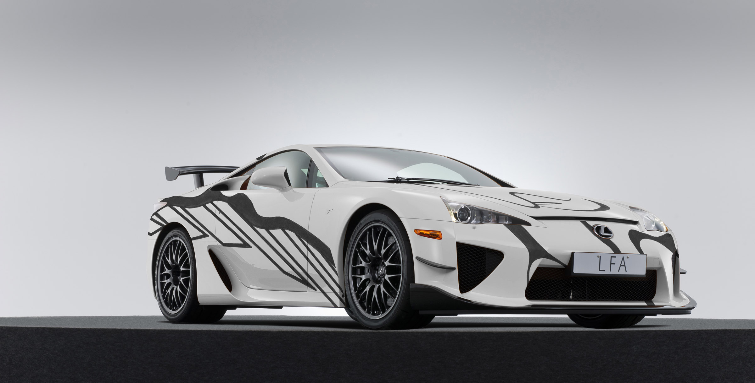 Lexus LFA art car front