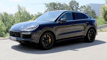 Porsche Cayenne Coupe spy - side