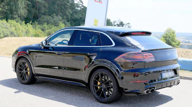 Porsche Cayenne Coupe spy - rear quarter