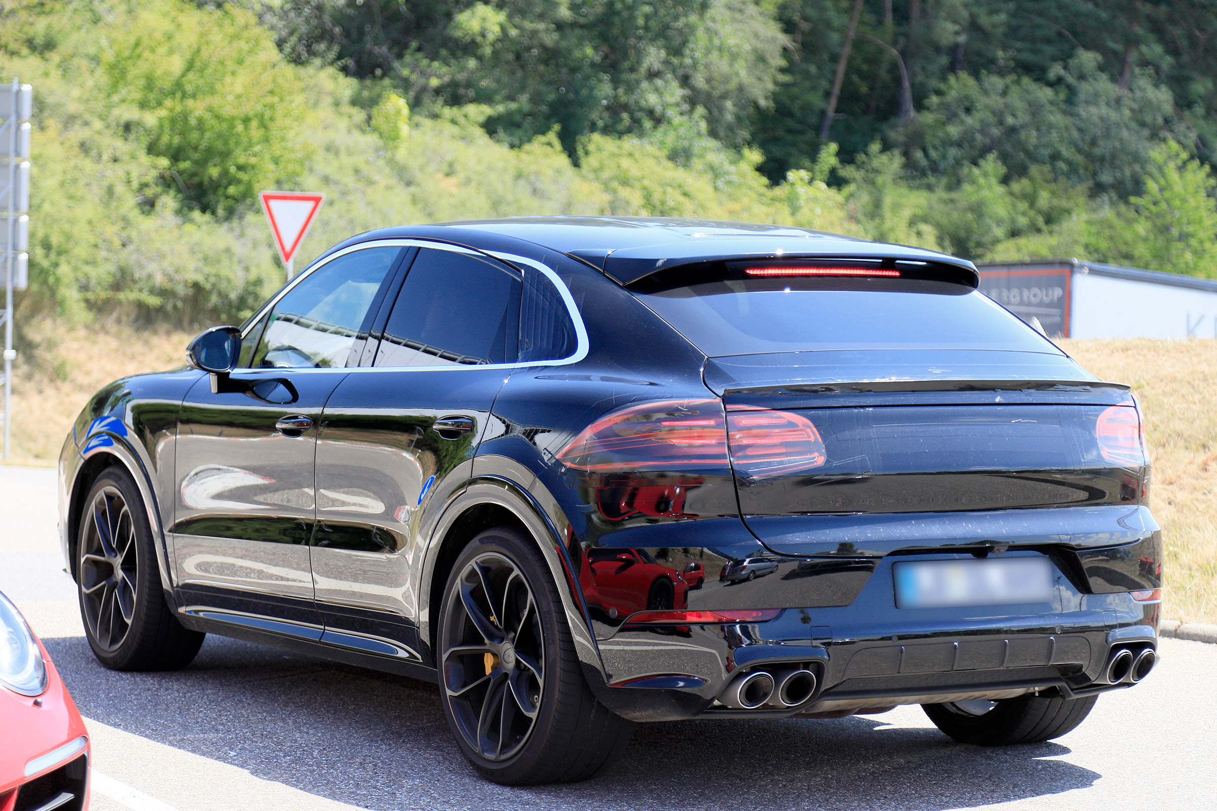 Porsche Cayenne Coupe spy - rear