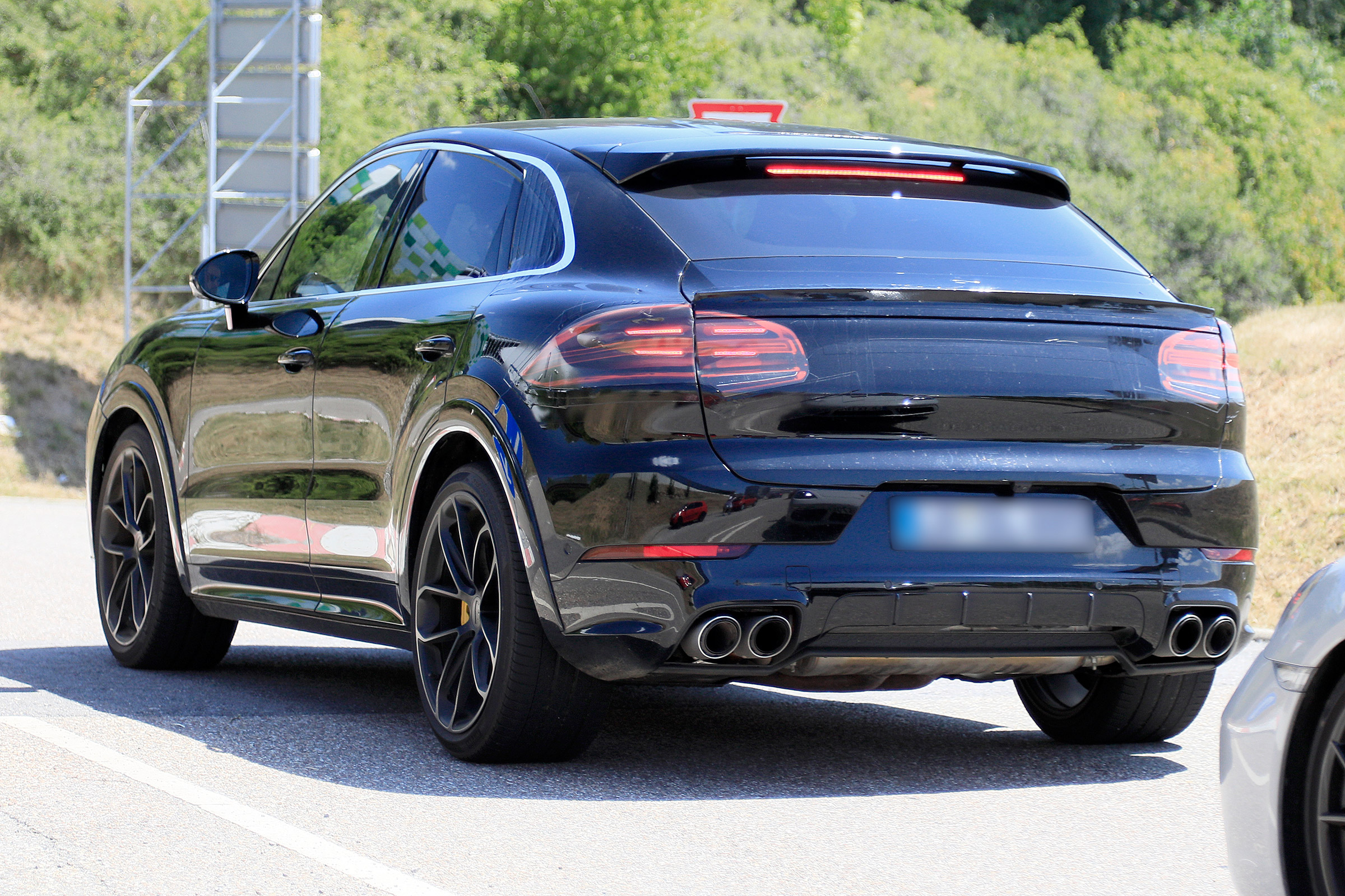 Porsche Cayenne Coupe spy - rear