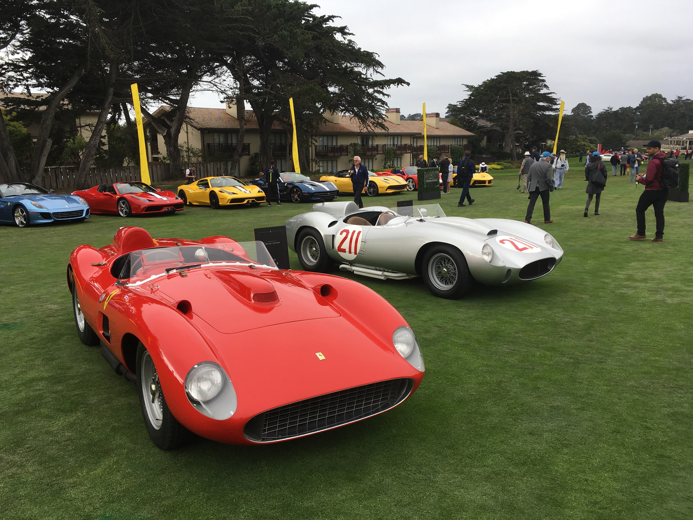 Ferraris at Pebble Beach