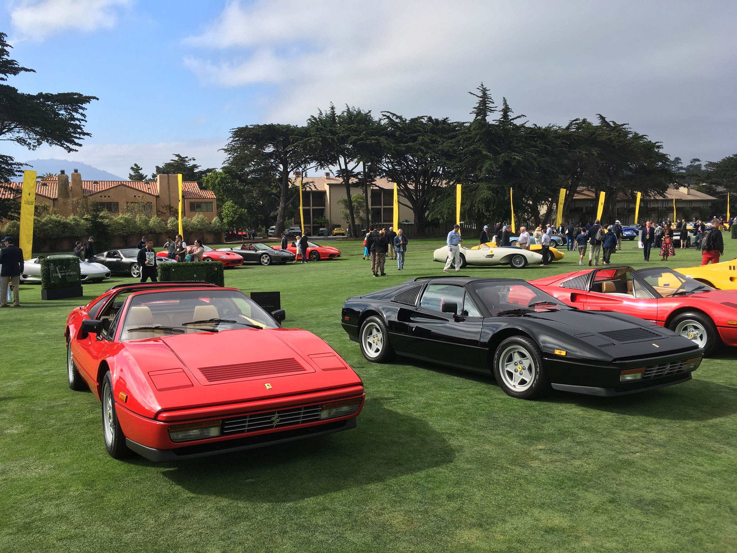Ferraris at Pebble Beach