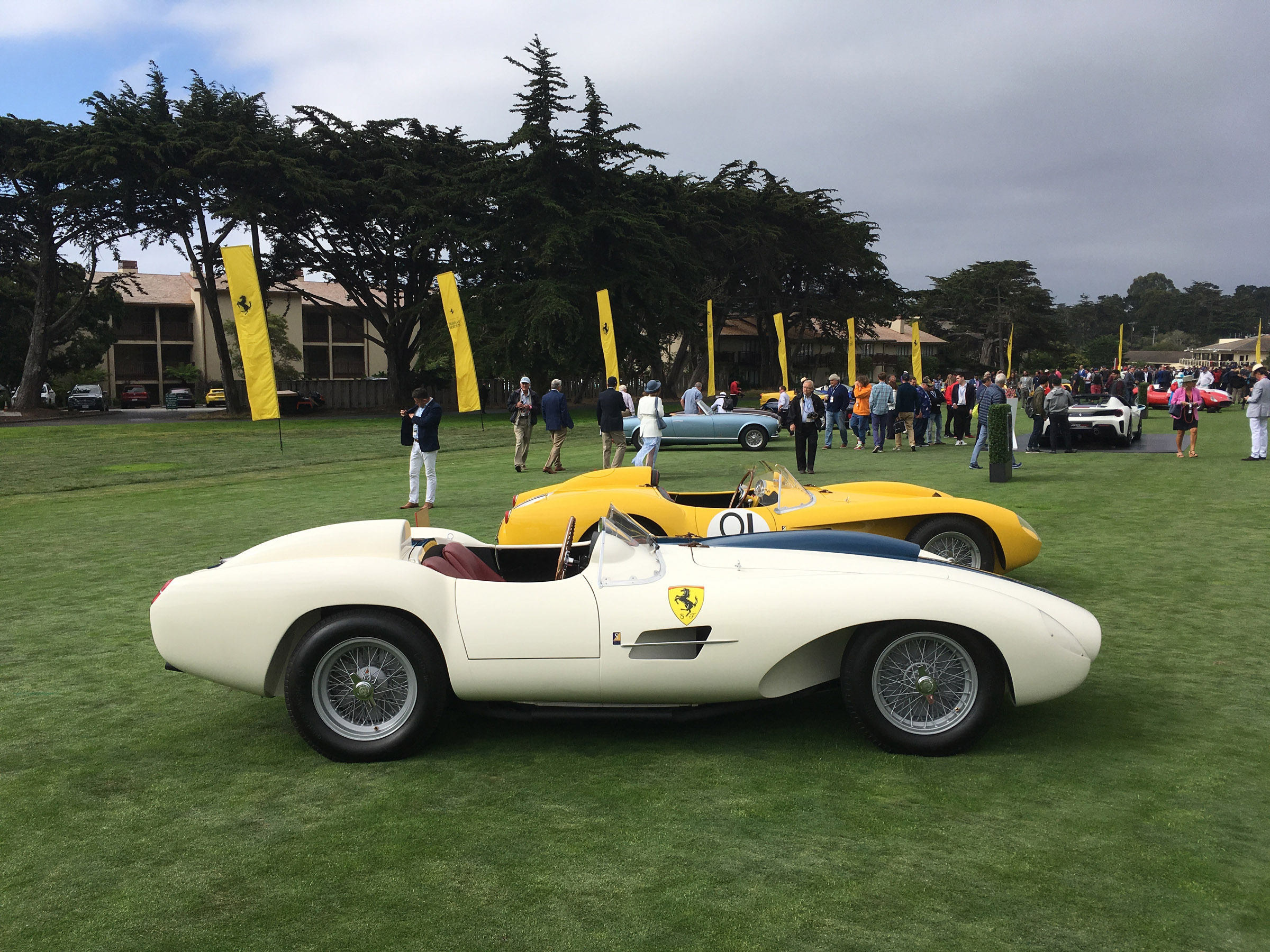 Ferraris at Pebble Beach