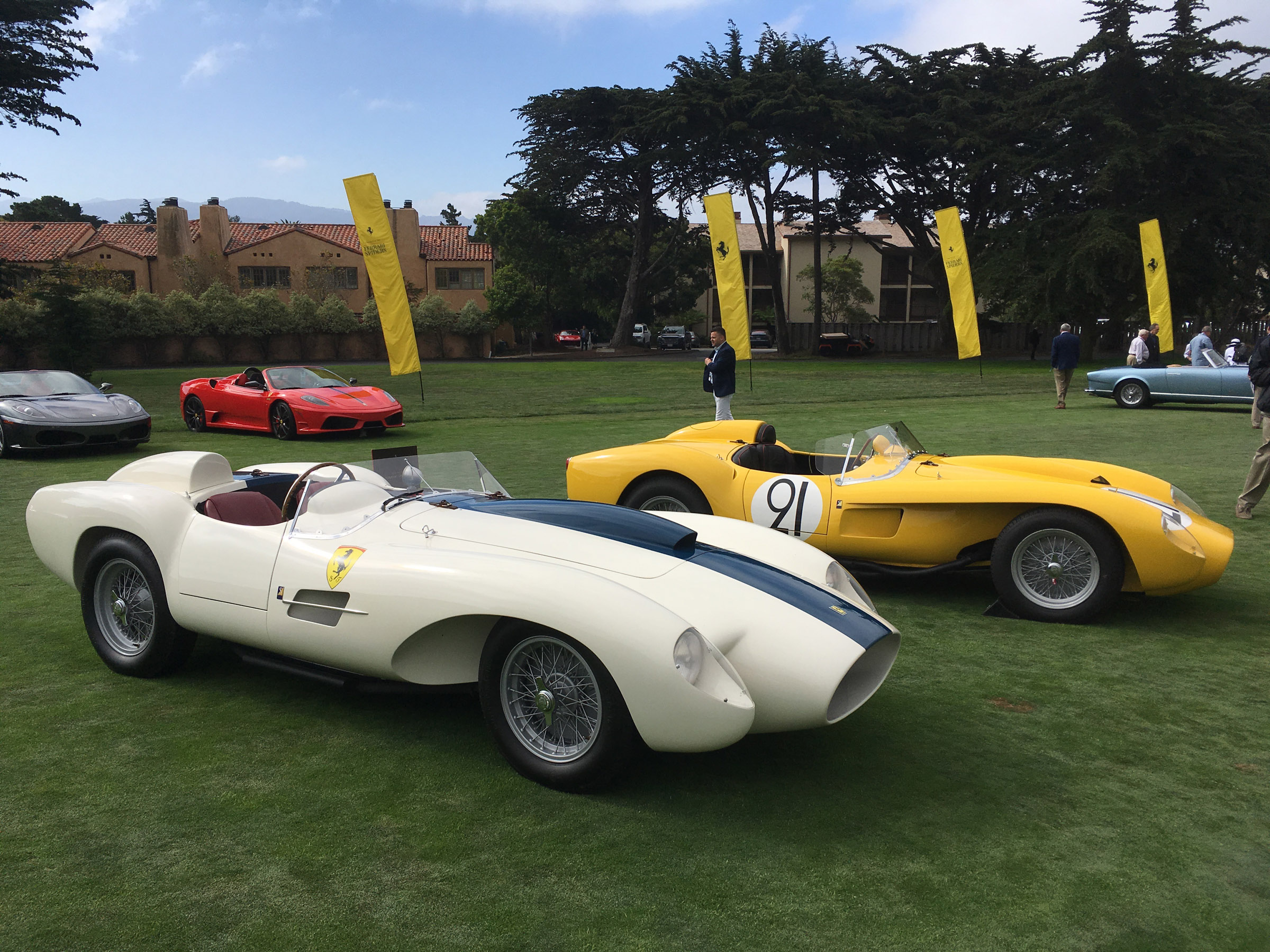Ferraris at Pebble Beach