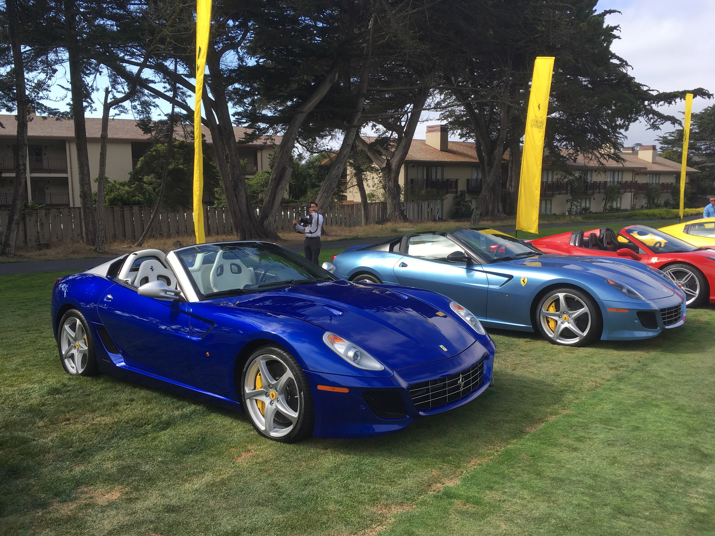Ferraris at Pebble Beach