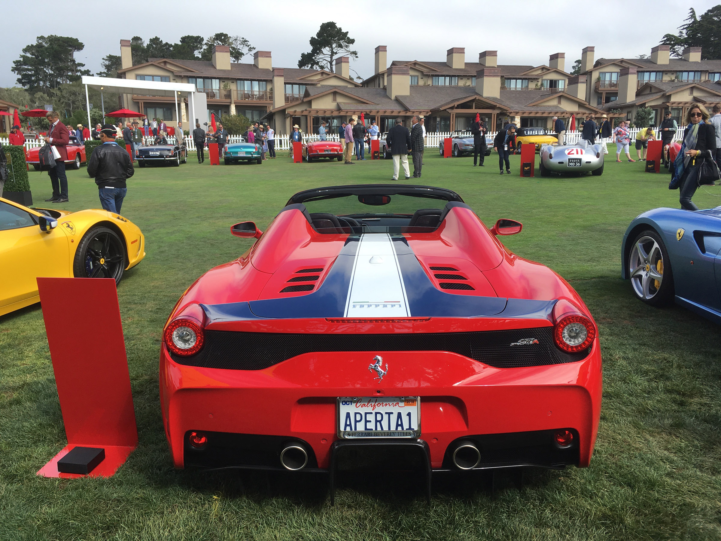 Ferraris at Pebble Beach