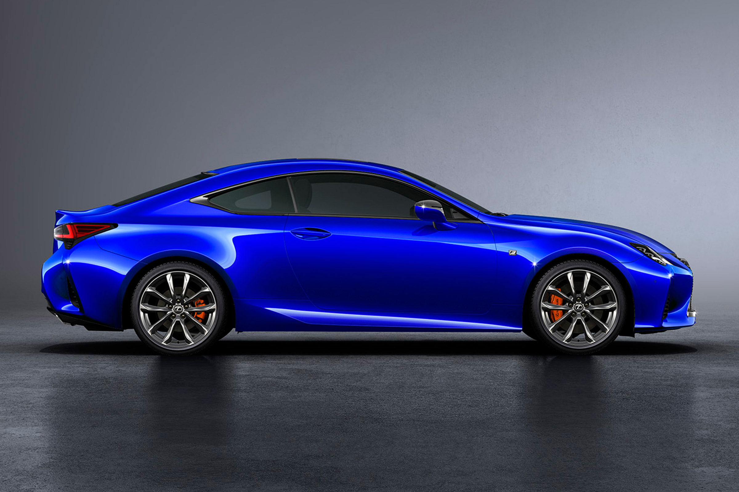 Lexus RC coupe facelift - profile