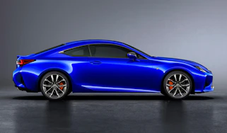 Lexus RC coupe facelift - profile