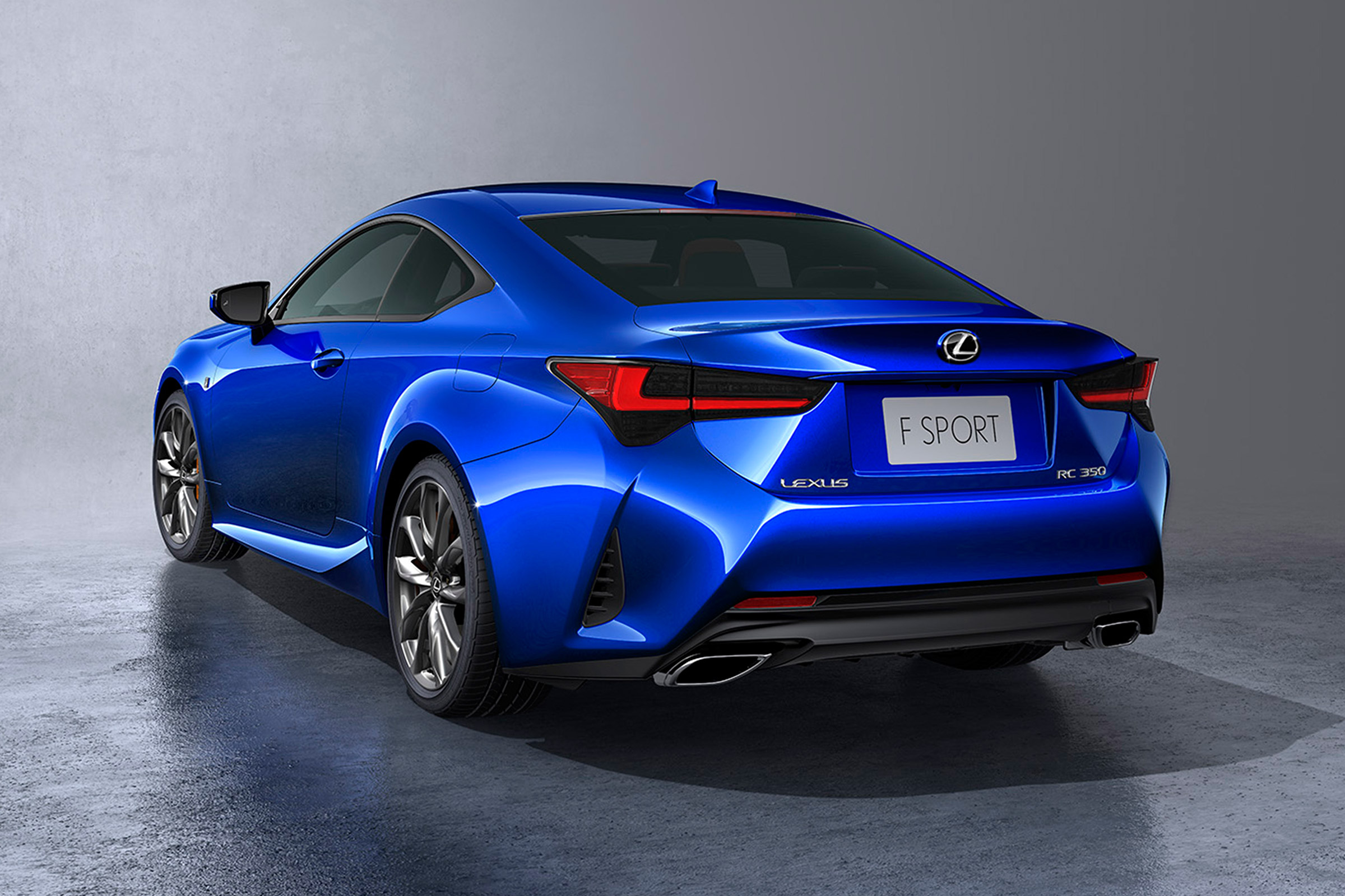 Lexus RC coupe facelift - rear quarter