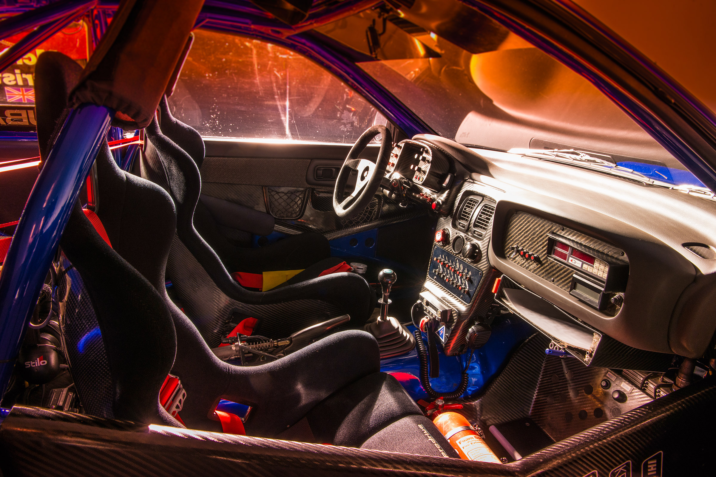 Anatomy of a WRC car - dash