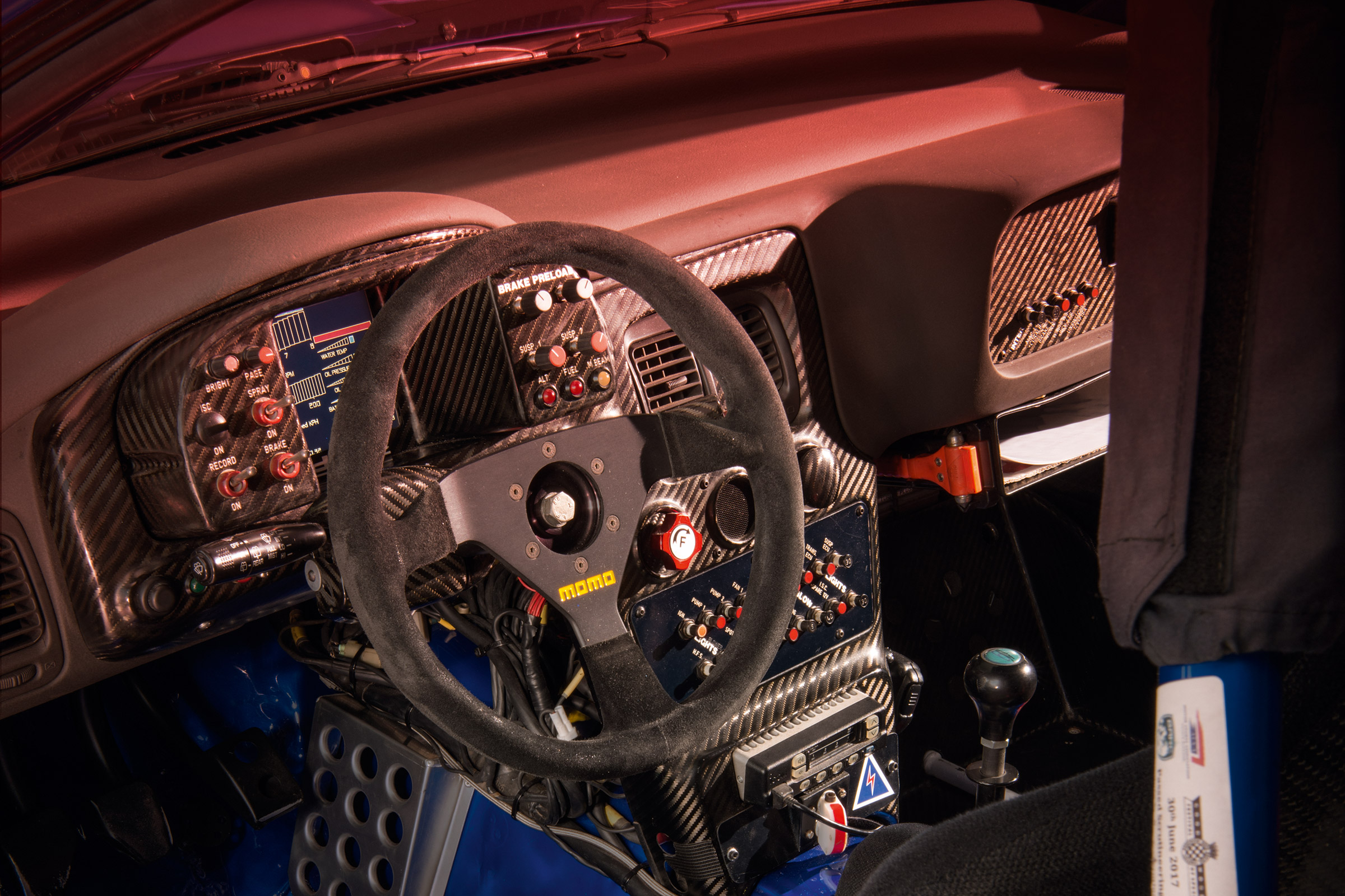 Anatomy of a WRC car - dash