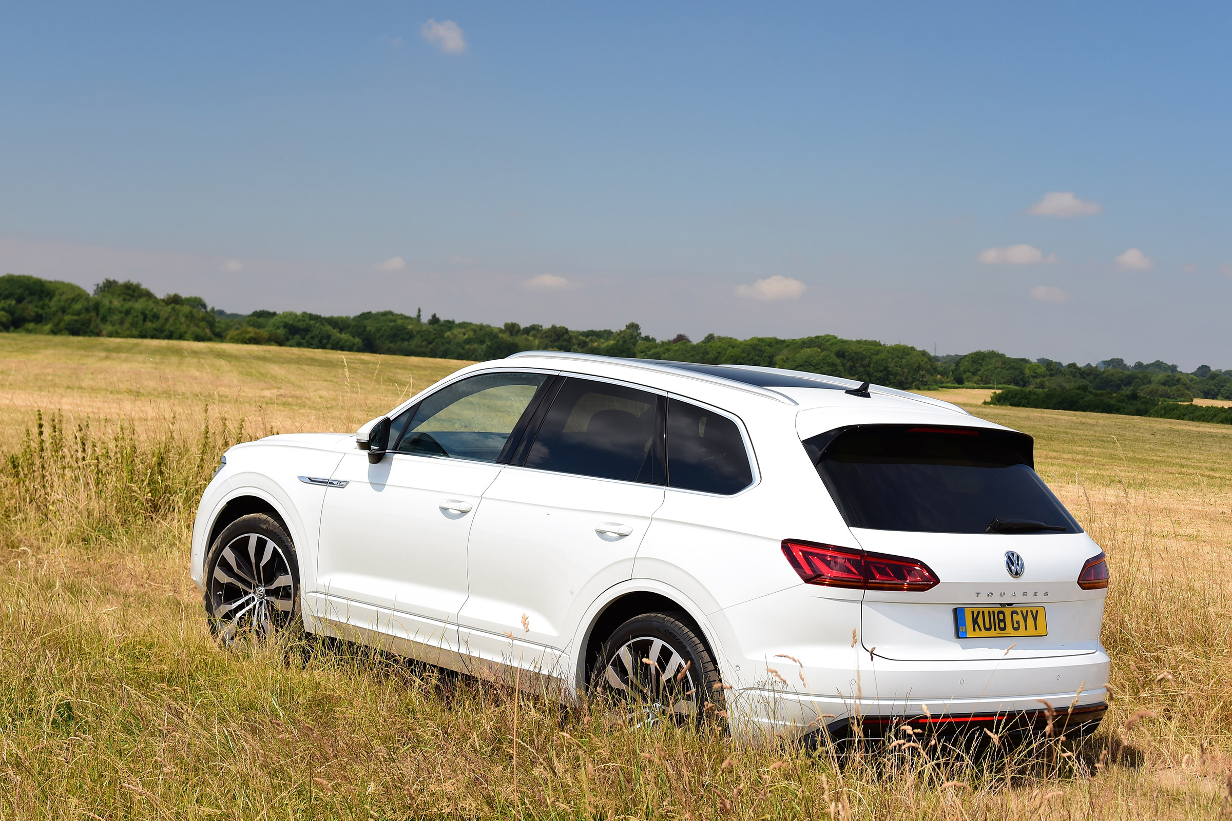 Volkswagen Touareg UK drive - rear static