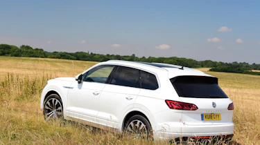 Volkswagen Touareg UK drive - rear static
