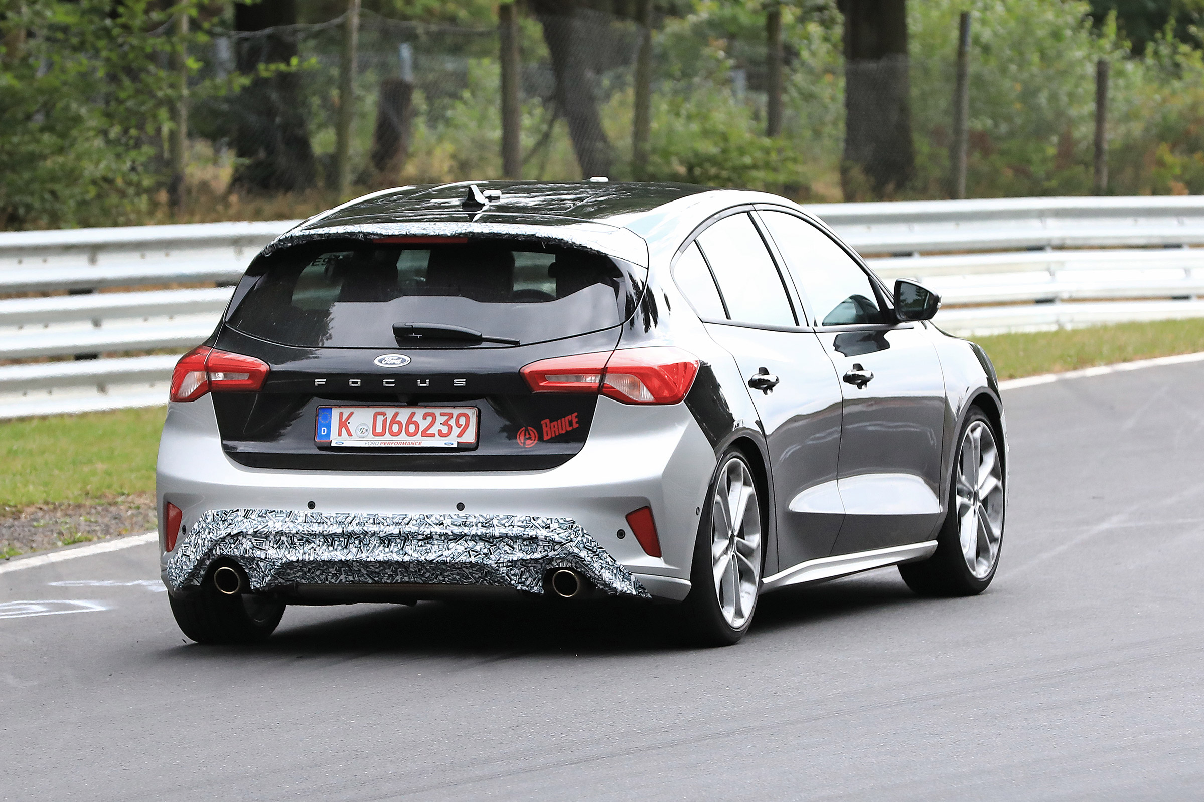 2019 Ford Focus ST prototype - rear