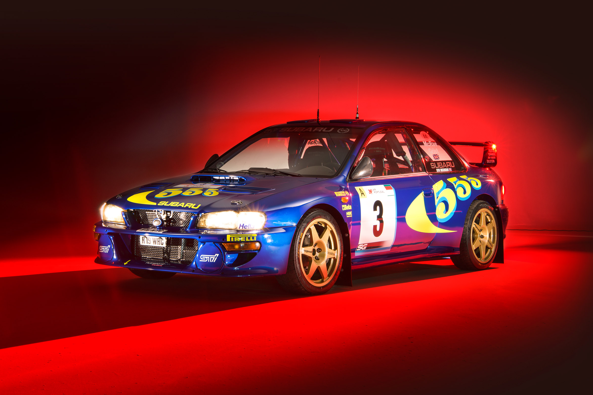 Anatomy of a WRC car - front quarter