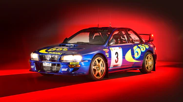 Anatomy of a WRC car - front quarter