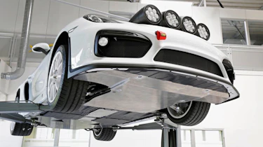 Porsche Cayman GT4 Clubsport rally - under