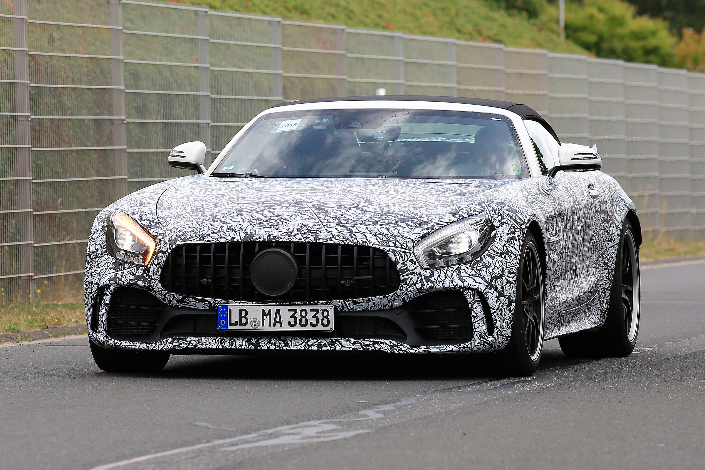 Mercedes-AMG GT R roadster spy - front