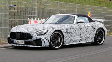 Mercedes-AMG GT R roadster spy - front quarter