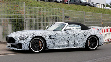 Mercedes-AMG GT R roadster spy - side