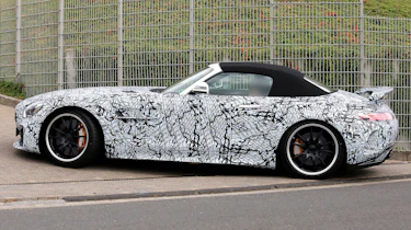 Mercedes-AMG GT R roadster spy - profile