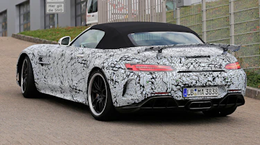 Mercedes-AMG GT R roadster spy - rear quarter