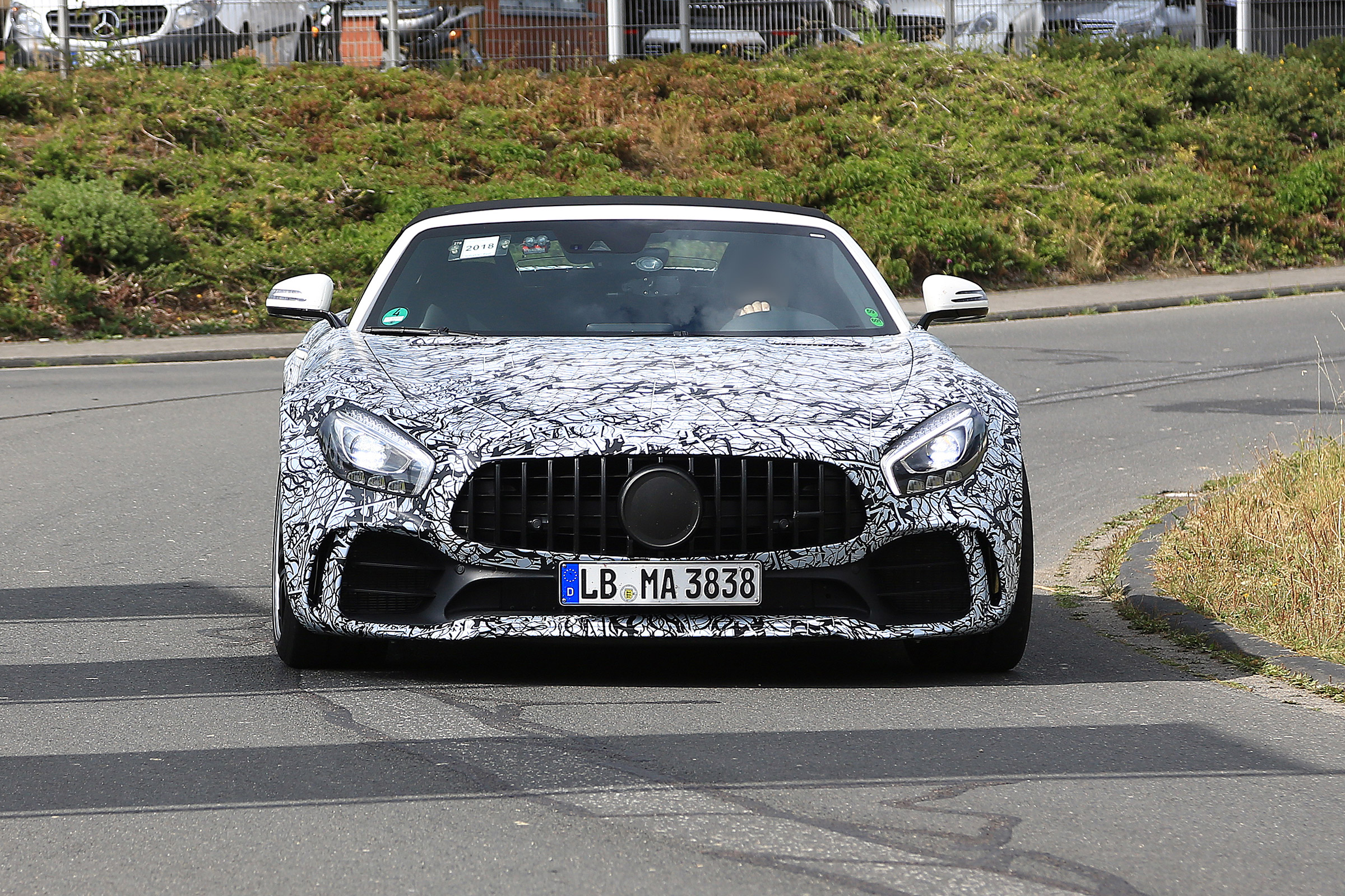 Mercedes-AMG GT R roadster spy - nose