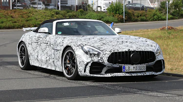 Mercedes-AMG GT R roadster spy - front quarter