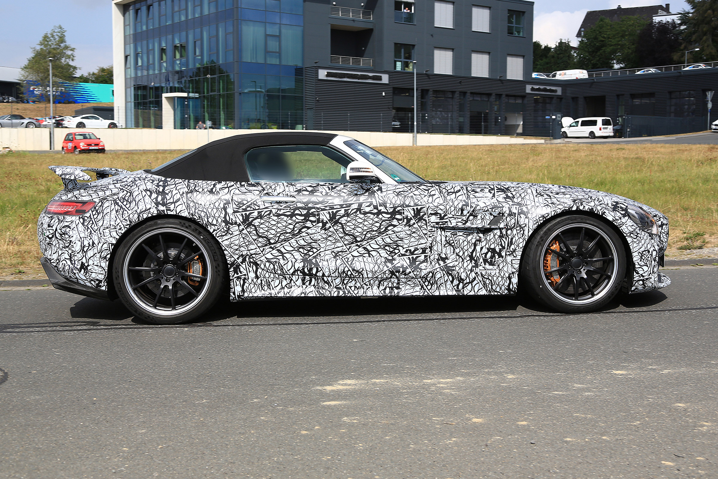 Mercedes-AMG GT R roadster spy - side