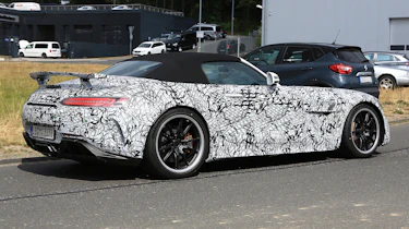 Mercedes-AMG GT R roadster spy - rear quarter