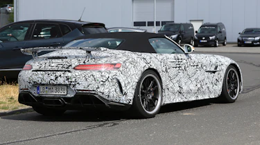 Mercedes-AMG GT R roadster spy - rear quarter