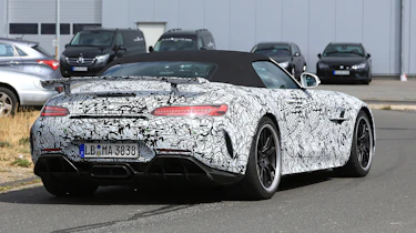 Mercedes-AMG GT R roadster spy - rear quarter