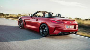 BMW Z4 M40i red - rear qaurter