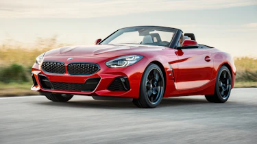 BMW Z4 M40i red - profile