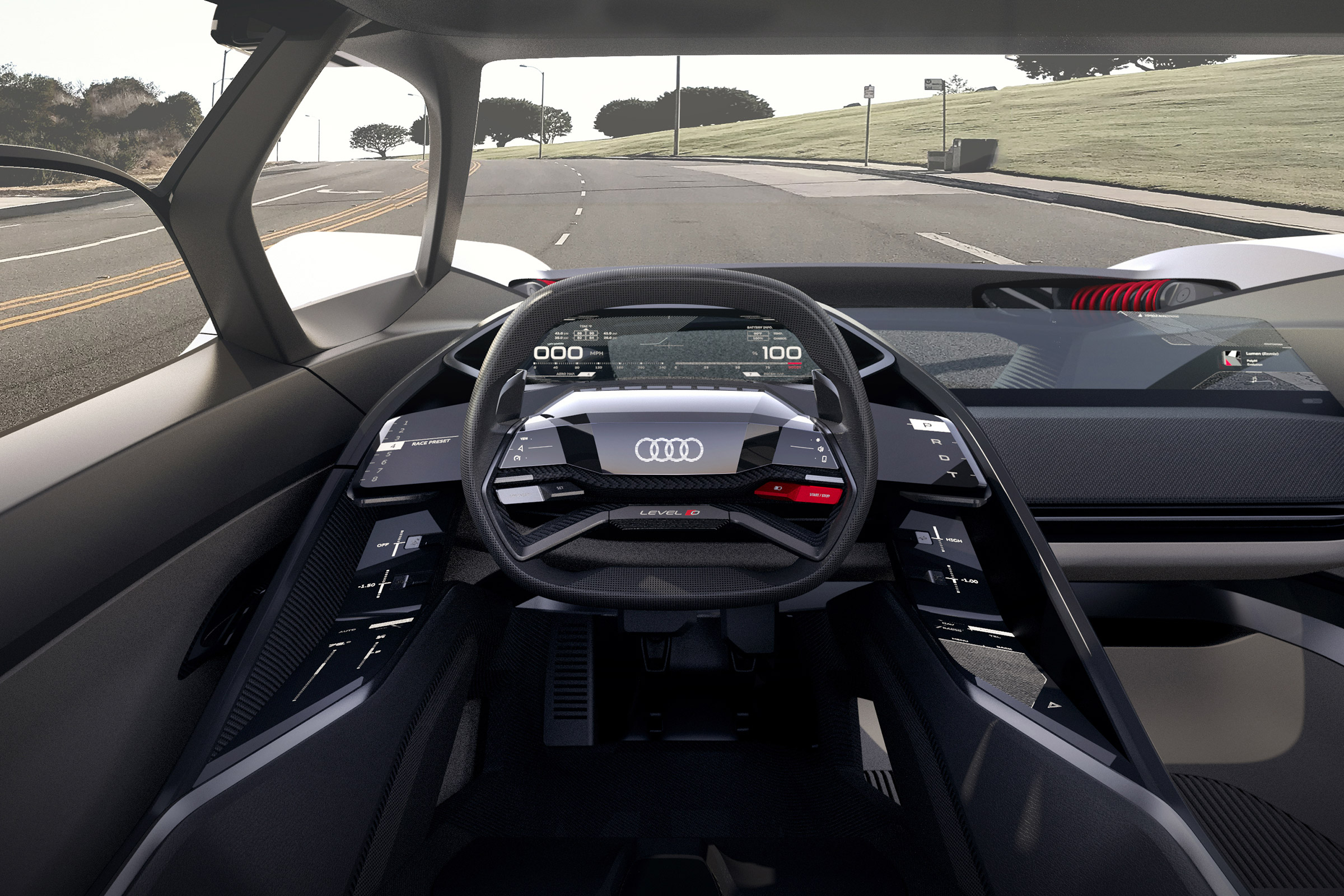 Audi PB18 Etron - dash