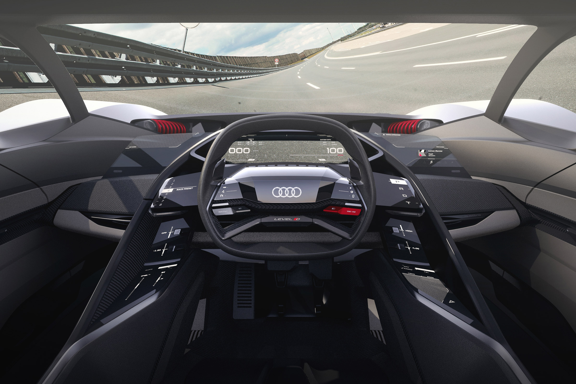 Audi PB18 Etron - dash
