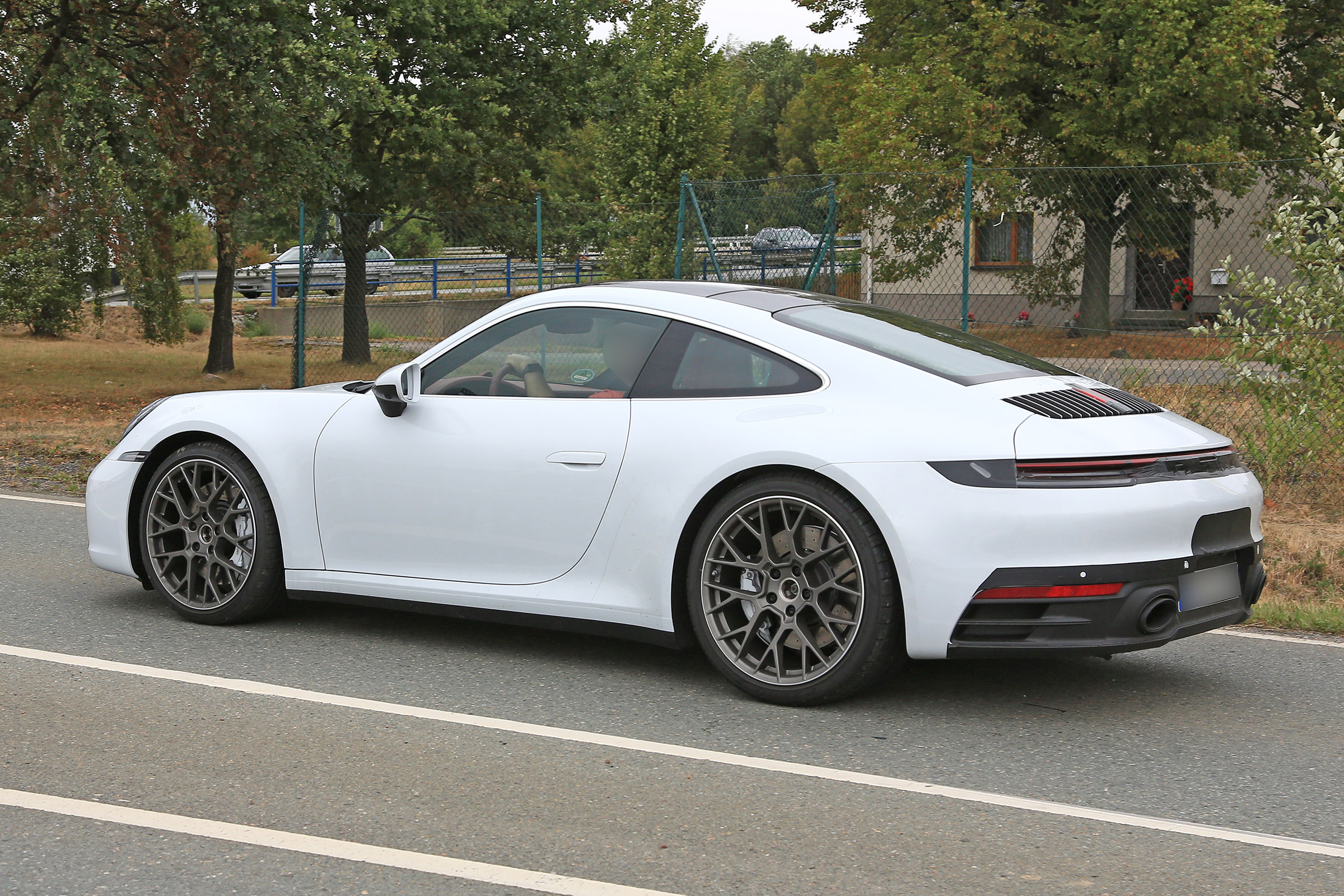 992 Porsche 911 spied - rear quarter
